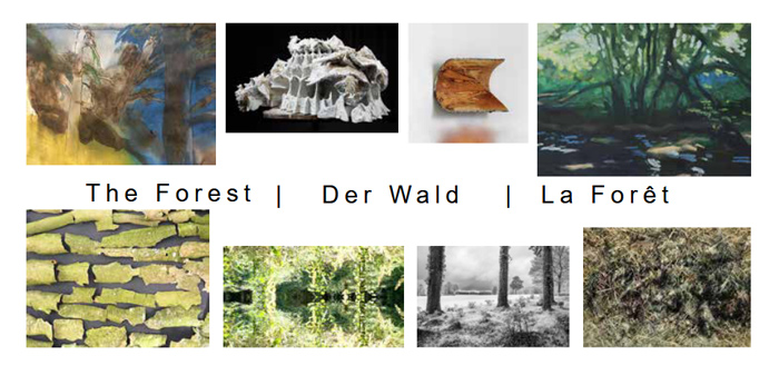 Ausstellungskarte The Forest - Der Wald - La Forêt