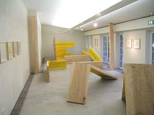 Installation Raumgrenzen; © Birckenbach/Wagner
