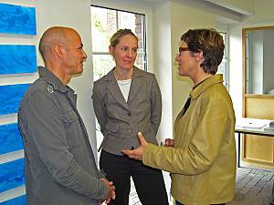 Julia Eltner, Pia Gamon, Günter Wagner, ©BKV