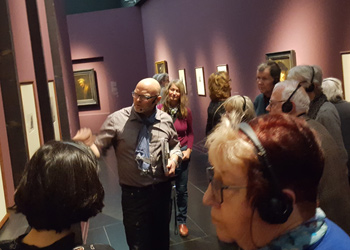 Björn Föll führte durch die Rembrandt-Ausstellung