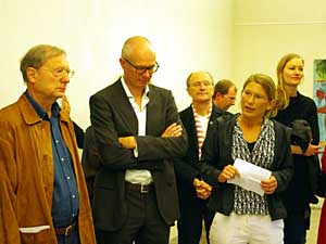 Doris Krampf mit Fr. Vincenz und N.Grathwohl; ©Wagner/BKV