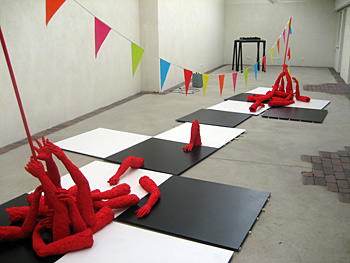 Installation HOME SWEET HOME von  Janina Schmid, Foto: G.M.Wagner