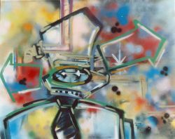 What if businessmen would like happy colours, 2004; ©Chr.Wolf, BKV