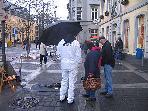 Aktion Malte Lück in Brühl; ©BKV
