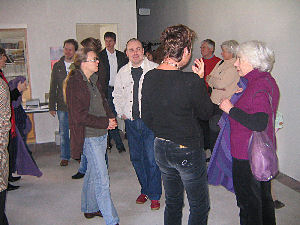 Ausstellungsbesucher bei der Vernissage; ©BKV