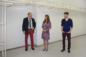 Gaby Zimmermann,  Magnus Sönning (r) und Dr. Johannes Stahl (l), Foto: G.M.Wagner