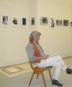 Rolf Steiner bei der Lesung in der Alten Schlosserei; ©Wagner